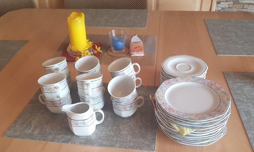 Speise und kaffeeservice set - speise,